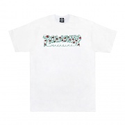 ROSES S/S TEE-WHITE